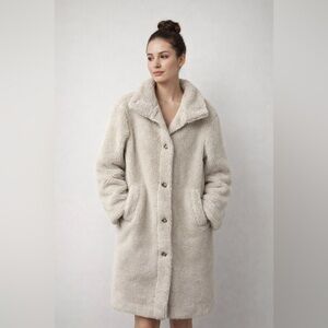 GAP Sherpa Trench - Moonstone Beige